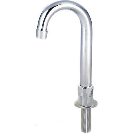 BK RESOURCES Faucet, Deck Mount Spout Base, 3.5" Gooseneck Swivel Spout BKF-DMB-3G-G